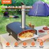 Outdoor Oven 12-inch Pellet and Charcoal Fired Maker, Portable Outside Stainless Steel Grill with Pizza Stone, Waterproof Cover, Shovel, Wood Bu