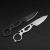 Outdoor Wilderness Survival Small Straight Hunting Knife Pocket Knife